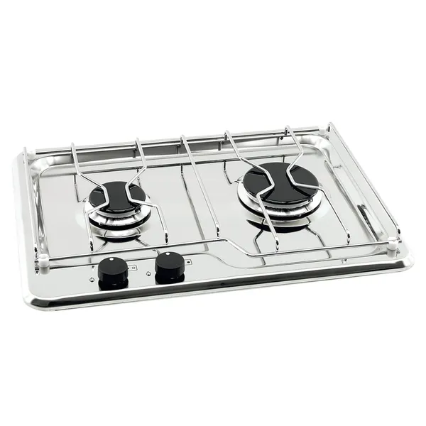 Techimpex nedfellbart kokeapparat med 2 bluss