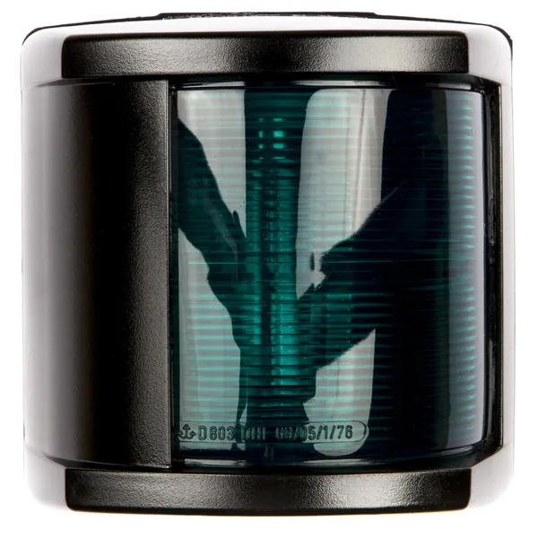 Hella modell 2984 styrbord (grønn) lanterne med sort hus