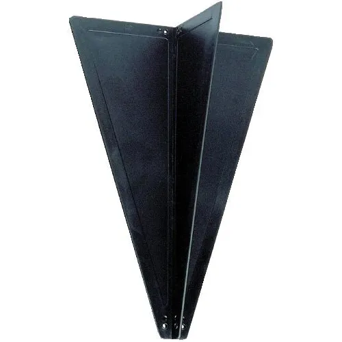 Signalkjegle sort 47x32 cm