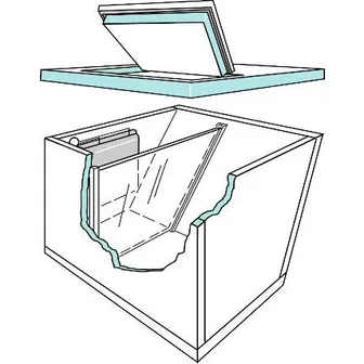 Isoleringsplater for selvbygging av kjøleboks