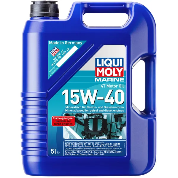 Liqui Moly Marine 4T Motorolje 15W-40 5 liter