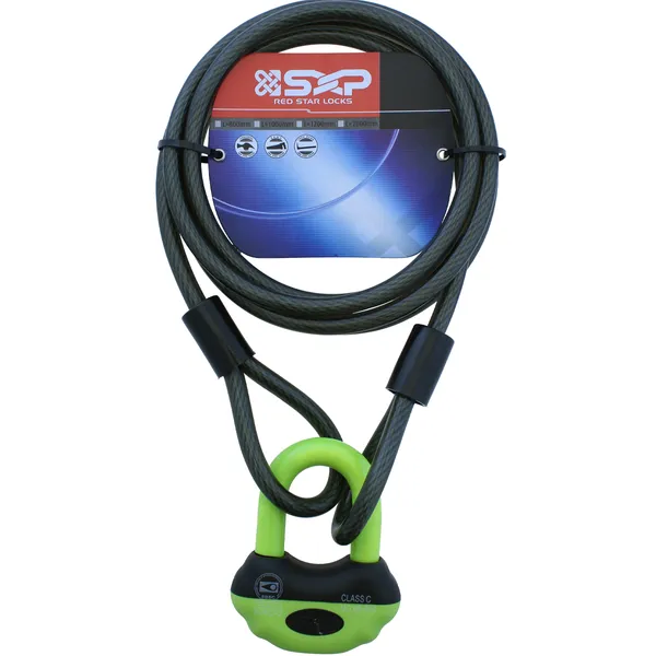 Låsepakke, lås+wire, Klasse 3