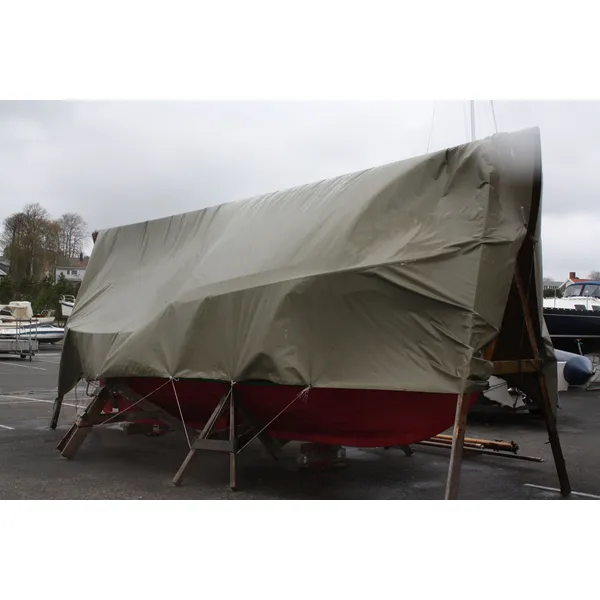 Hansen Protection MD Presenning 460 g/m2, 12x7m, olivenfarget