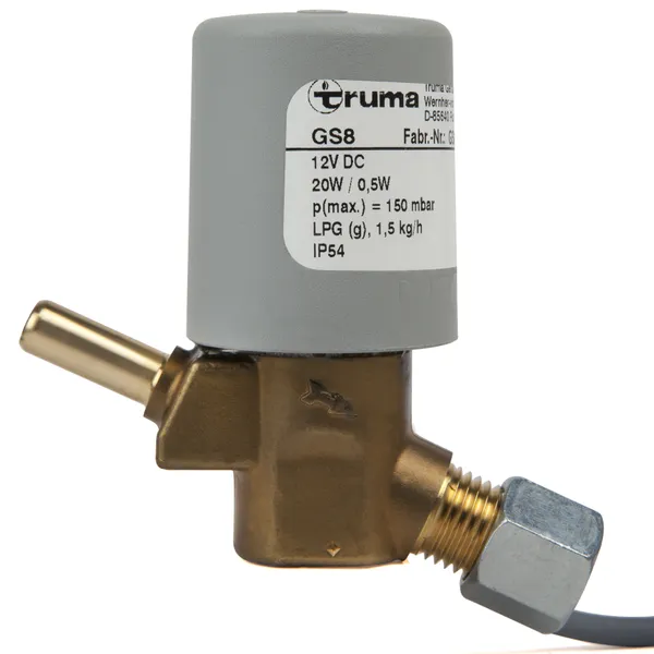 Truma GS8 magnet-stengeventil rør/mutter