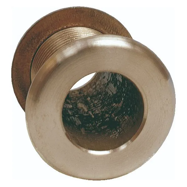 Skroggjennomføring i messing 25mm