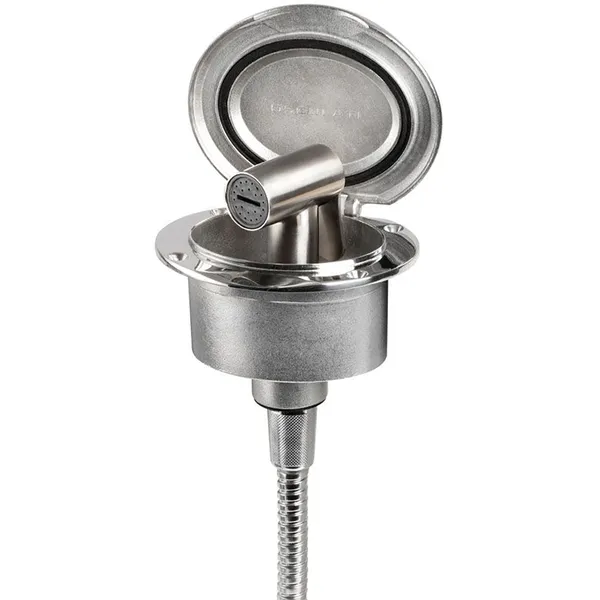 Osculati dusj Elissa i syrefast stål med slange