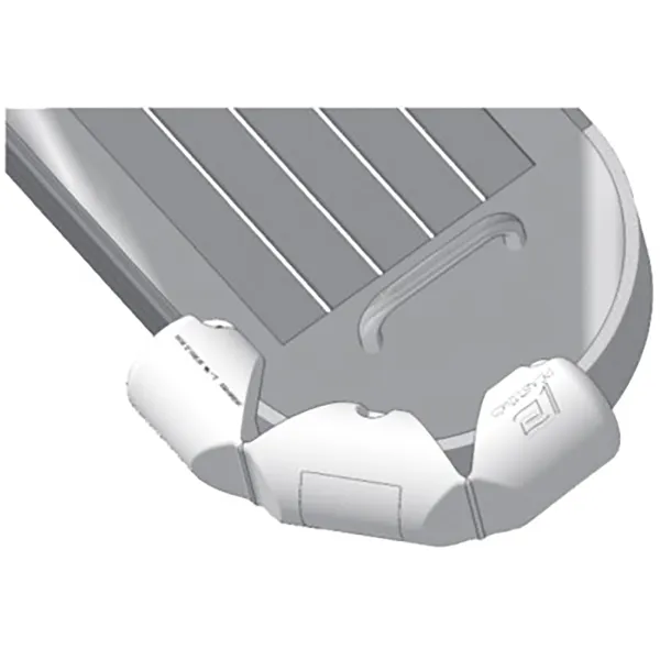 Bryggefender HVIT, fleksibel, ø18x80cm