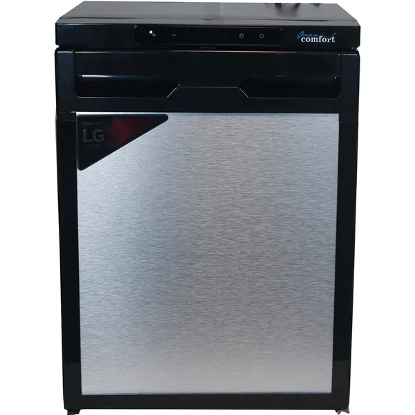 Ocean Comfort CR50X kjøleskap med grå / sølv front 12 / 24Volt