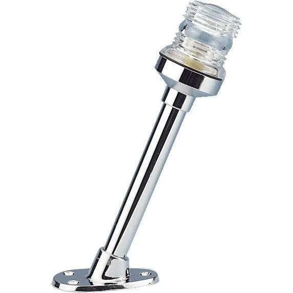 Lanternemast i forkrommet messing 61cm