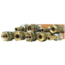 Gasslanger med klemte koblinger