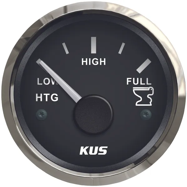 KUS Instruments NMEA2000 septikmåler Ø52mm (sort/rustfri)