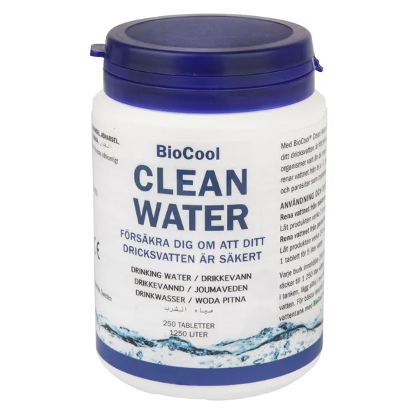 BioCool Purify My Drinking Water desinfeksjon for vanntank (250 tabletter)