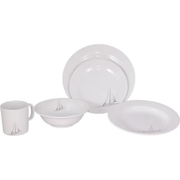 Wind Sail 20-delers melaminservise - startpakke