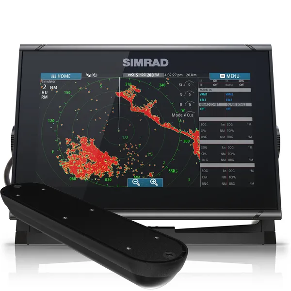Simrad GO9 XSE kartplotter med ekkolodd (inkl. Active Imaging-giver)