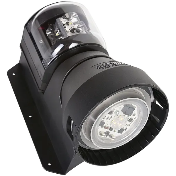 Aqua Signal Serie 43 LED topp- og dekkslys (svart)