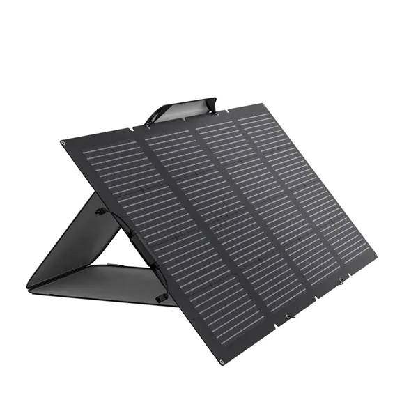 EcoFlow 220W tosidig sammenleggbart solcellepanel