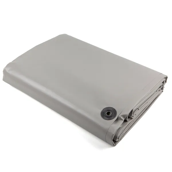 Norena PVC-presenning 480 g/m2, 11x7m, lys grå farge