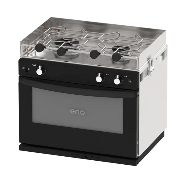 Eno Open Sea komfyr med 2 bluss svart front