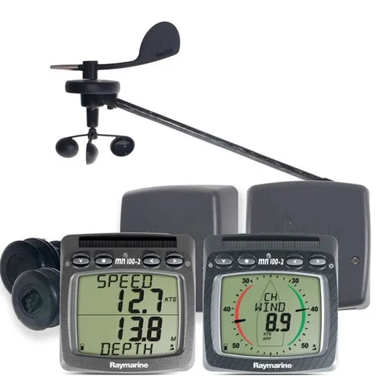 Raymarine T104-868 vind, fart, dybde.