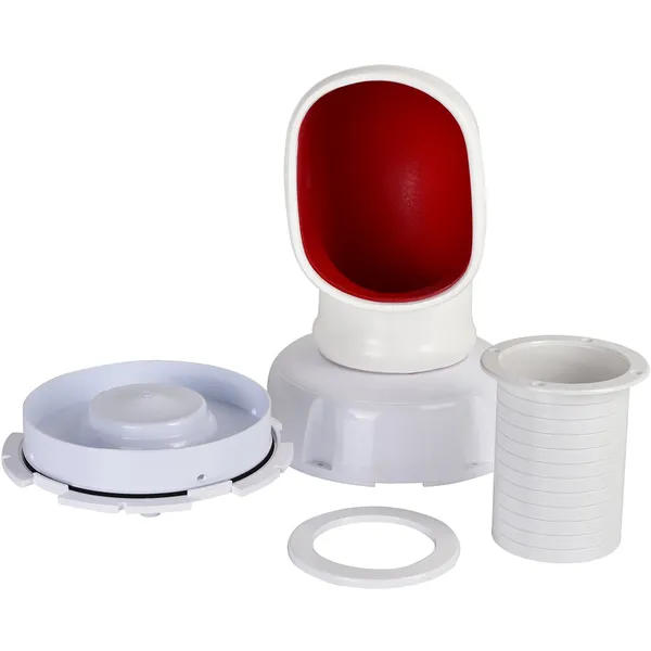 Plastimo Cool´n Dry doradeventil 295 mm Ø95mm Rød