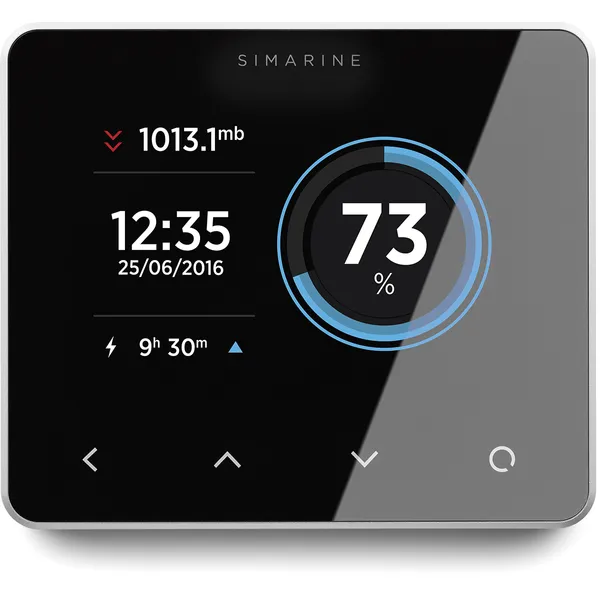 Simarine PICOone batteri-, temperatur- og tankmåler med 300A shunt (sølv)