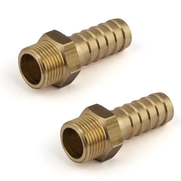 Slangekobling han 3/8" (Pakke á 2 stk)