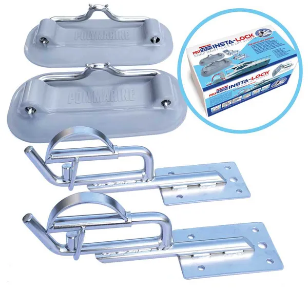 Insta-lock Snap Davit med lange fester