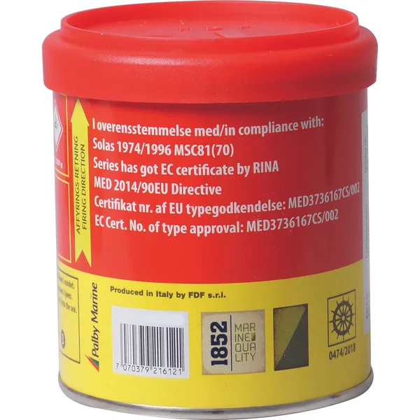 Røyksignalboks orange flyter(sendes ikke pr. post)