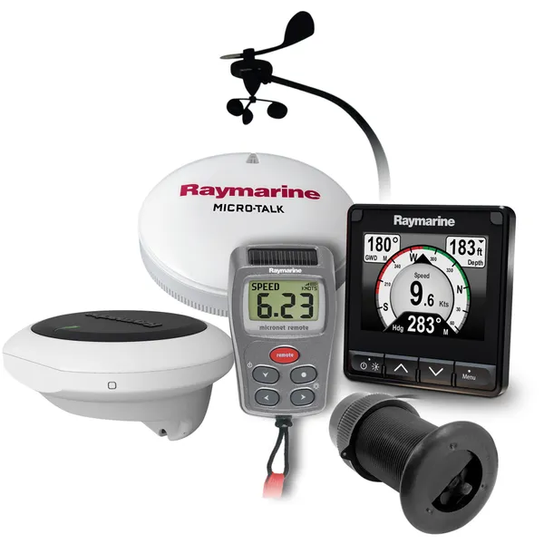Raymarine i70s trådløs regattapakke (med givere og kompass)