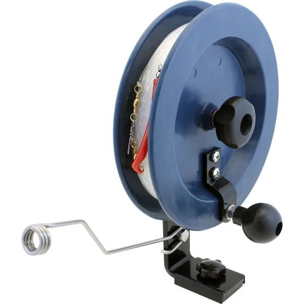 Fiskehjul 200meter 0,8mm sene med kroker