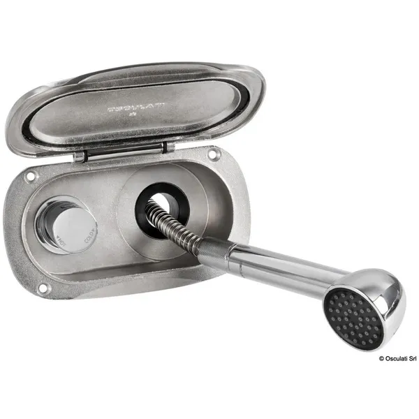 Osculati komplett dusj i syrefast stål