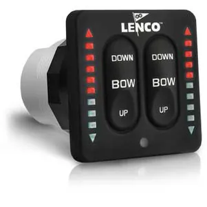 Lenco Tactile bryterpanel med indikator til trimplan (kort type)