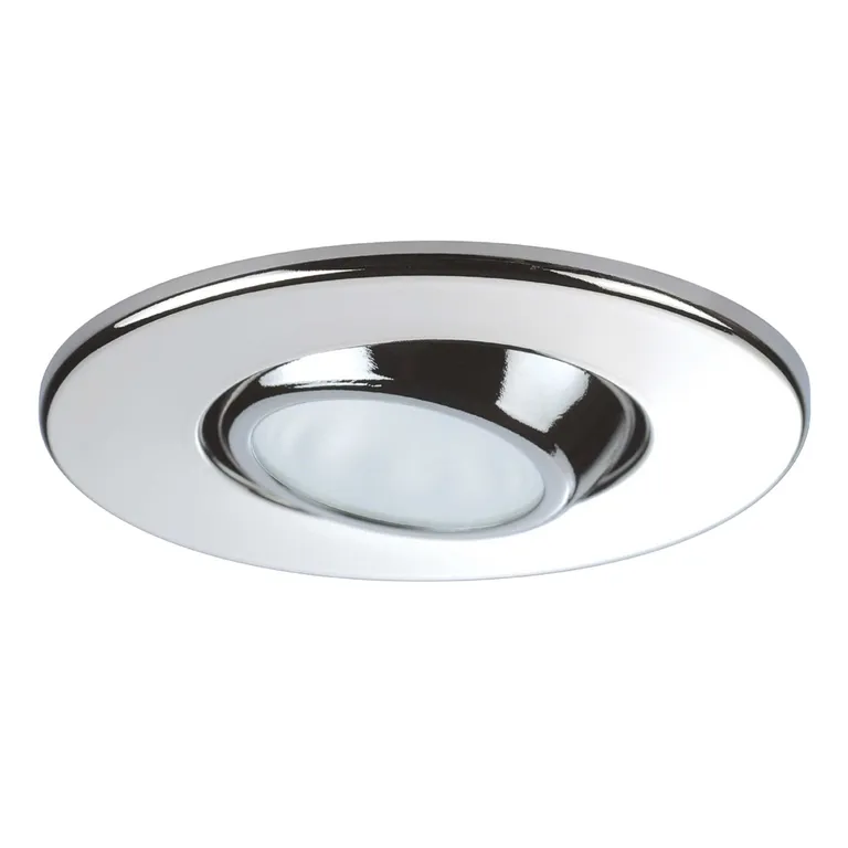 Quick Yoko AG1K LED justerbar downlight, stål, 1,5W/40°/Ø65mm/dybde 35mm
