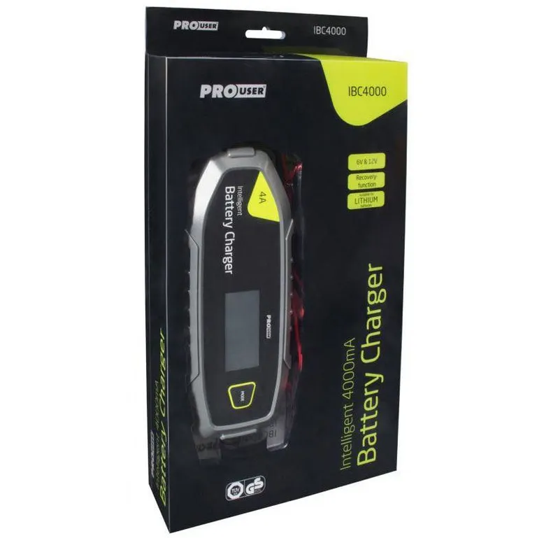 Pro User batterilader 6v/12v 4A