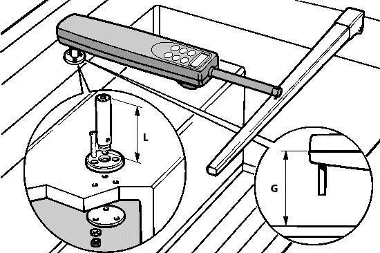 Raymarine pidestallfeste for rorkultpilot - 38mm