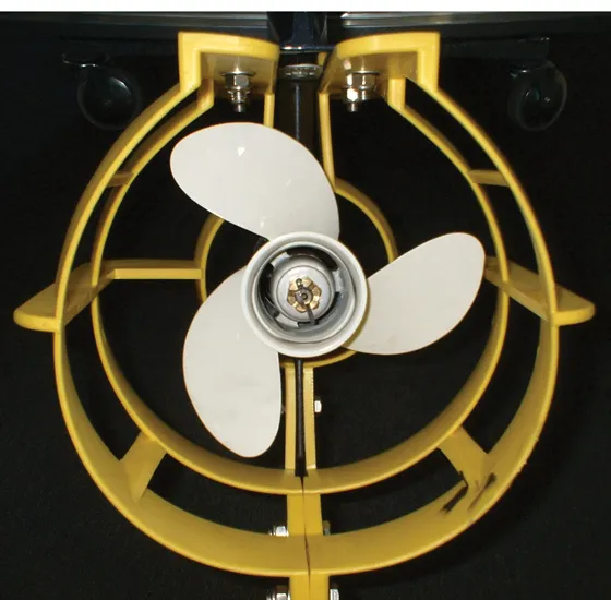 Propellbeskytter 14" rød - 70-100 HK