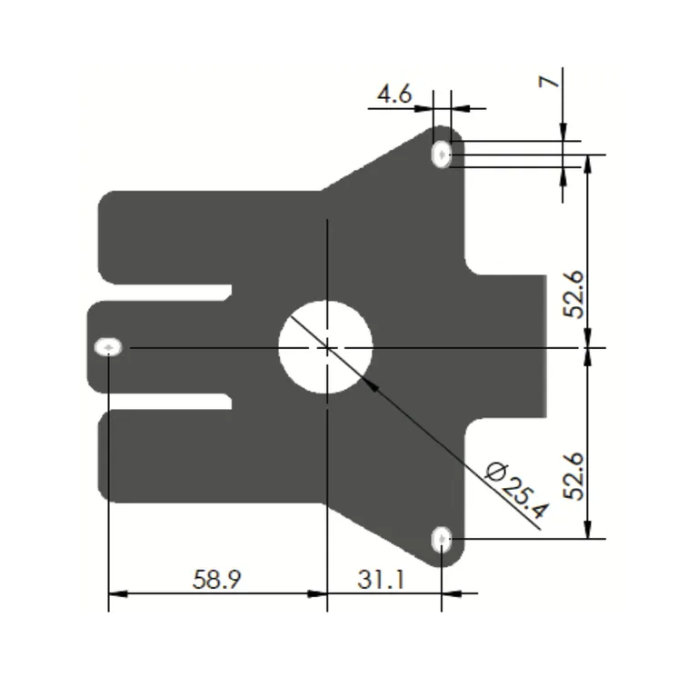 Stryker LED lyskaster hvit