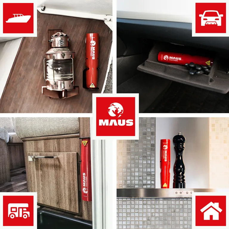 Maus Xtin Klein aerosol slukkehjelpemiddel