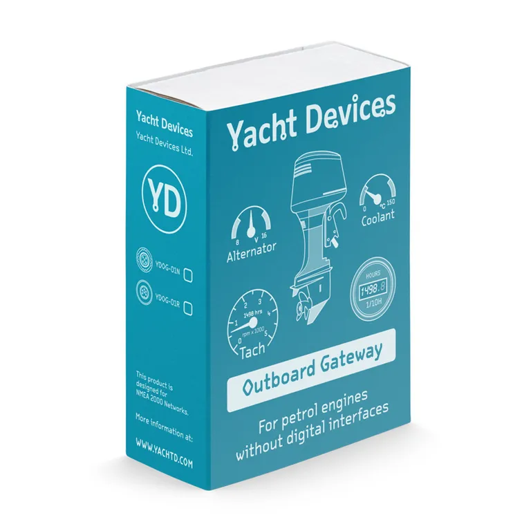 Yacht Devices Outboard Gateway YDOG-01N, NMEA 2000 motordata-gateway. NMEA 2000 Micro-C plugg