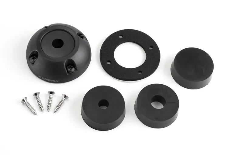 Scanstrut DS30 kabelgjennomføring i svart plast. 9-14mm kabel, plugg maks Ø30mm