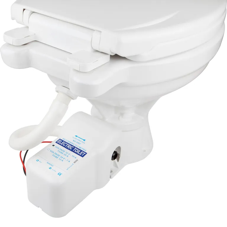 Ocean Comfort elektrisk toalett med stor bolle og soft close-lokk (12V)