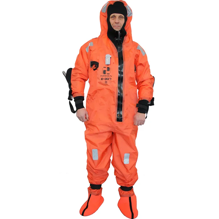 Hansen Protection E-307 MK IISOLAS-godkjent redningsdrakt (standard størrelse)