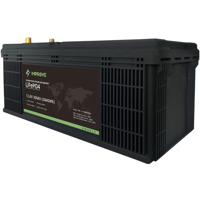 Improve Lithium 12V LiFePO4 batteri 300Ah med 200A BMS