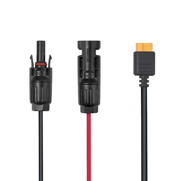 EcoFlow MC4 til XT60 solcelle ladekabel, 3,5 m