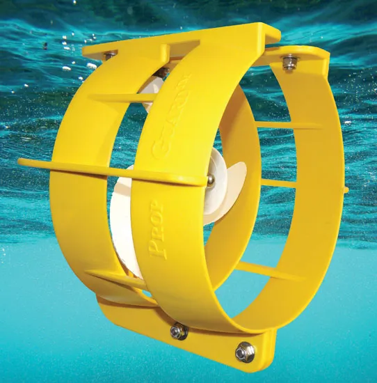 Propellbeskytter 9" gul - 9,9-20 HK