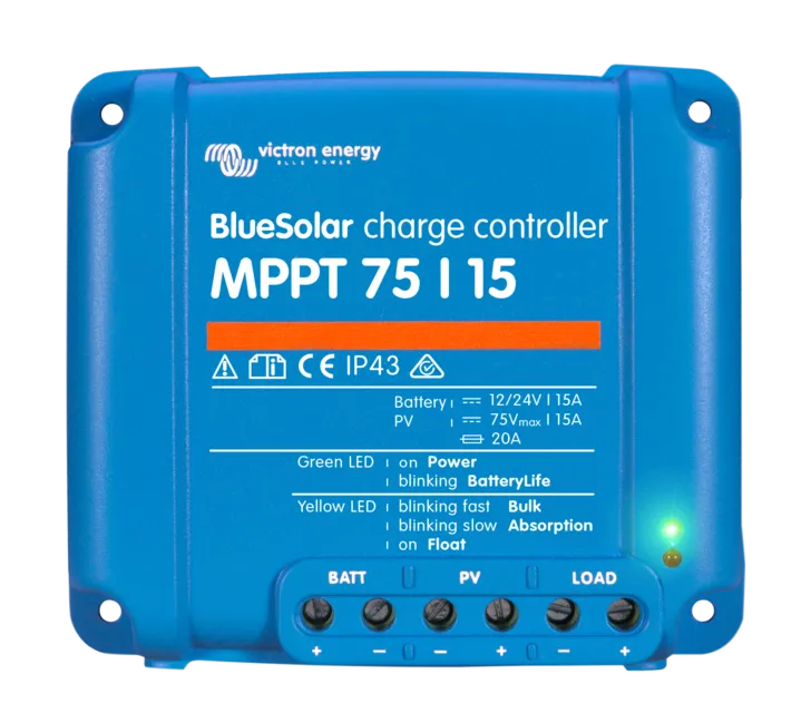 Victron BlueSolar MPPT 75/15 solcelleregulator