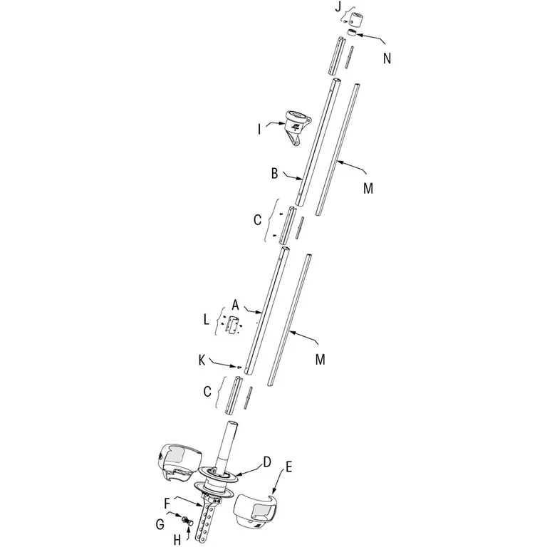 Nedre profil 406S, 609S og 811S