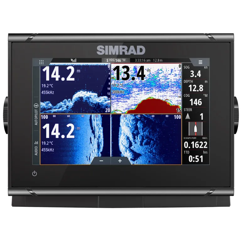 Simrad GO7 XSR kartplotter med ekkolodd