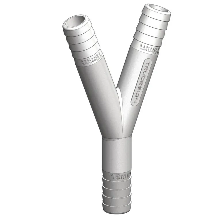 Trudesign Y-stykke i kompositt (19/19/19mm)