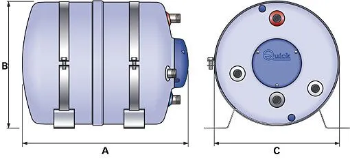 Quick B3 varmtvannsbereder 60 liter